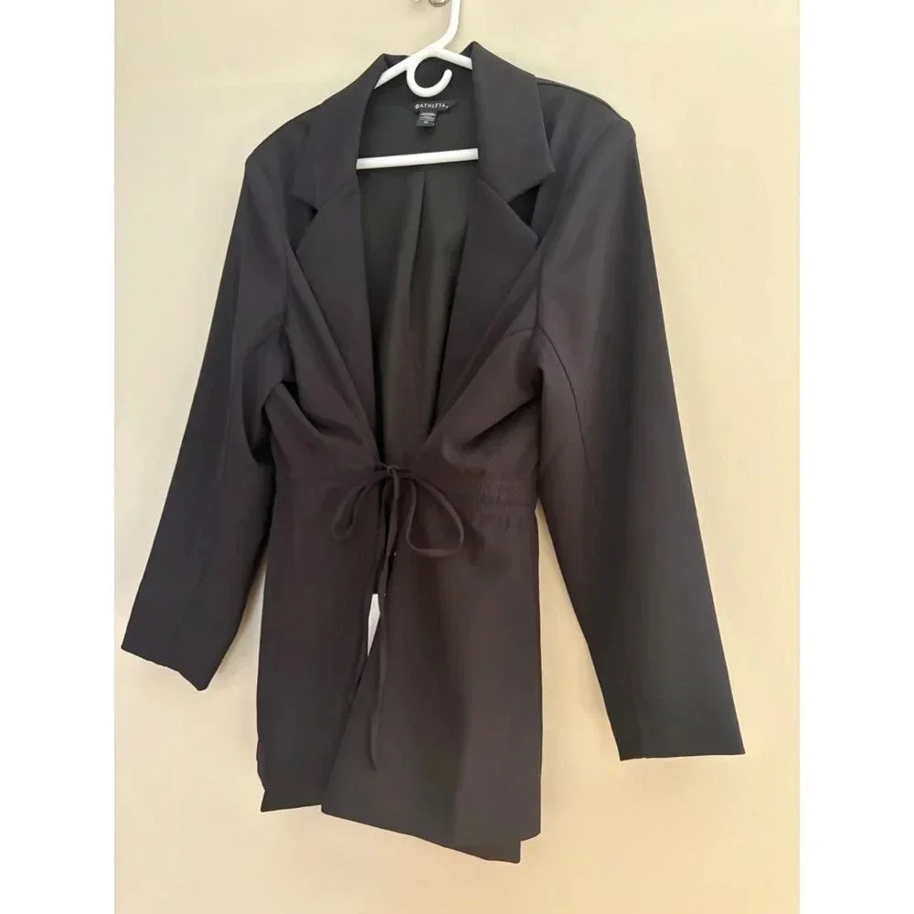 Athleta NWT Primatwill Career and Casual Blazer in Black Size 22 PLUS or 2XL - Picture 4 of 13